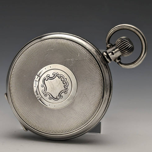 1943 年英國 Bravingtons Renown 懷錶純銀半獵人翻新運轉良好